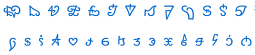 /メデファイドリン文字