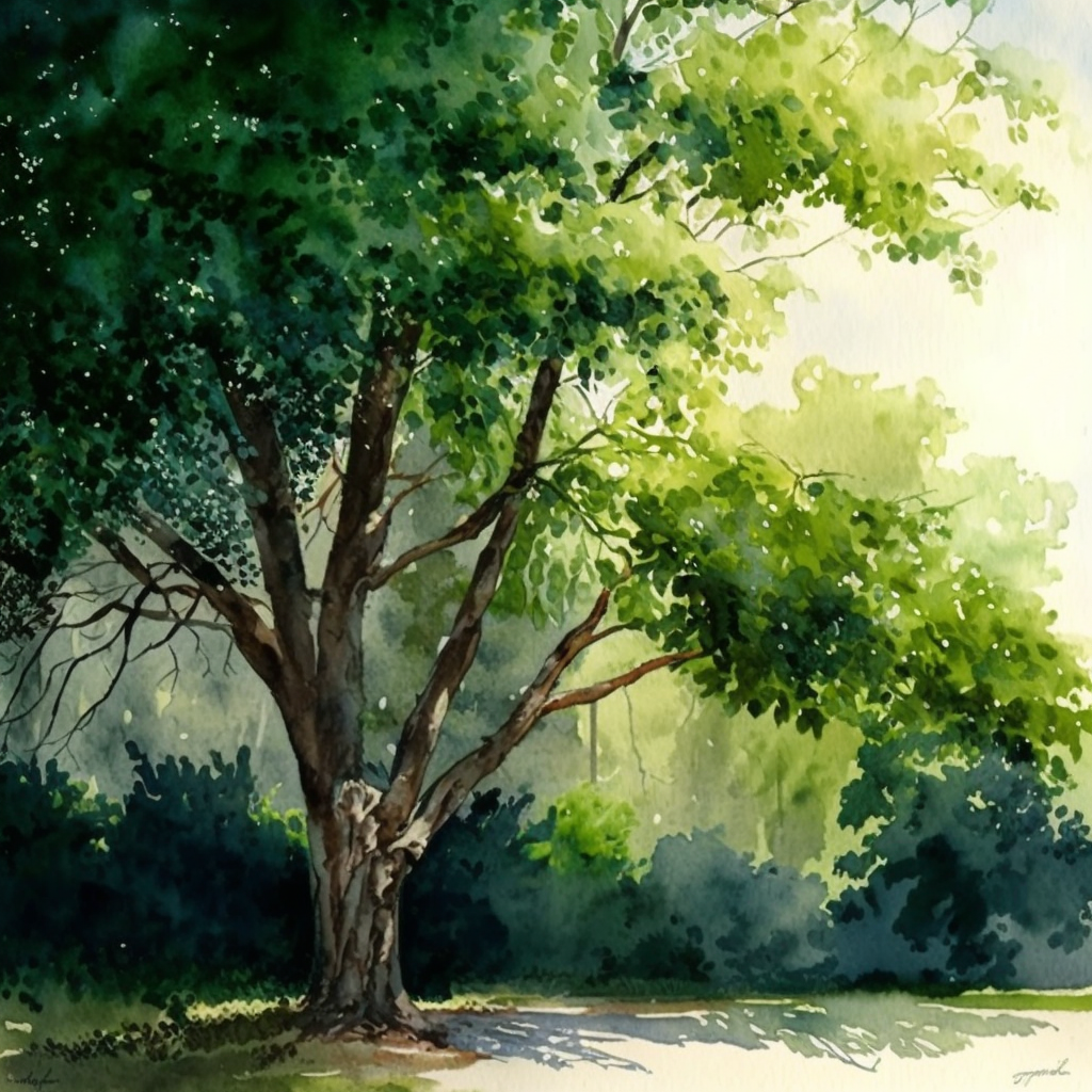 夏の木陰