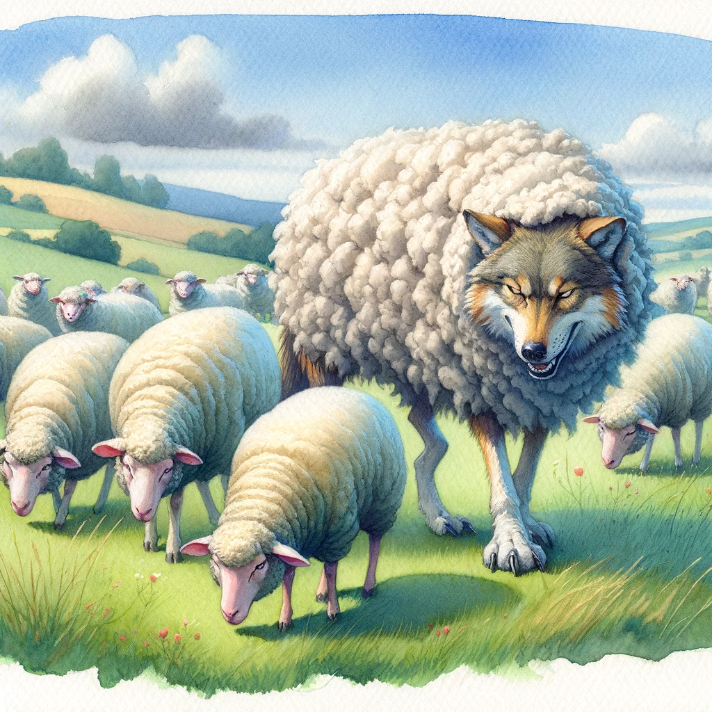 A wolf in sheep's clothing