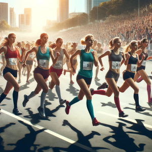 女子マラソンのイメージ