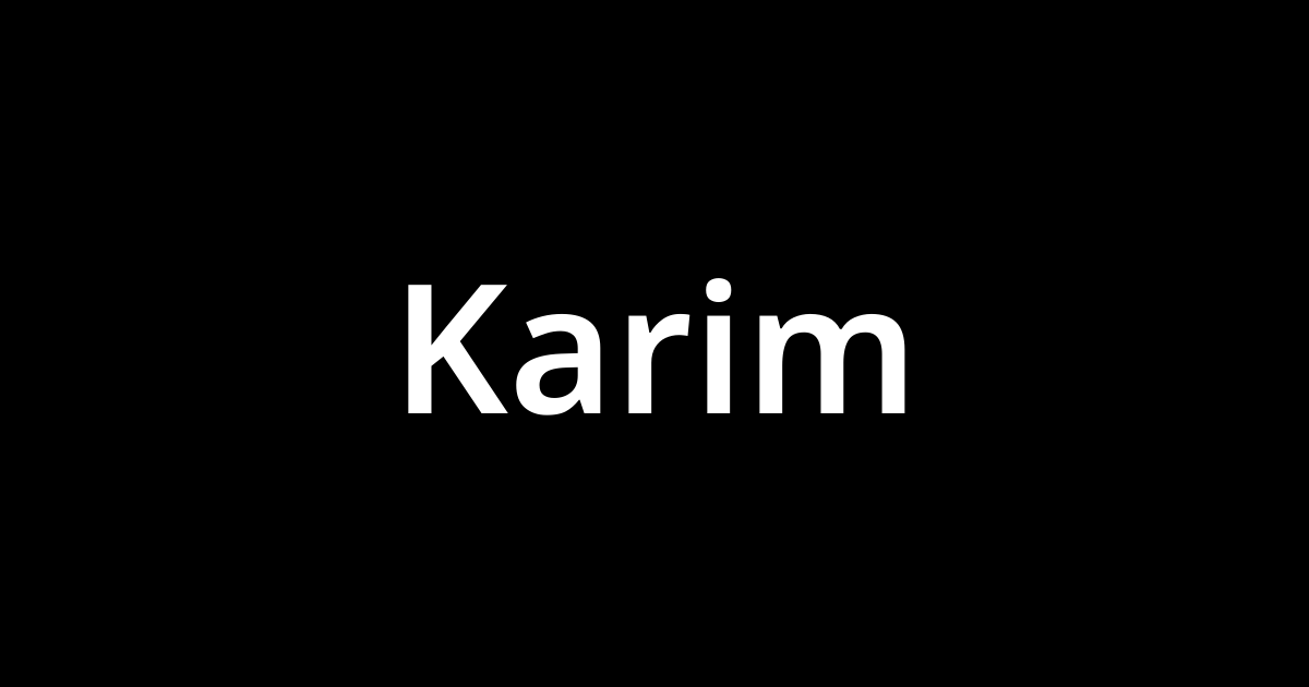 Karim を含む有名外国人の苗字 名前一覧と発音