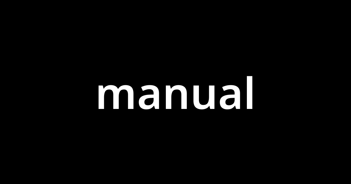 manual