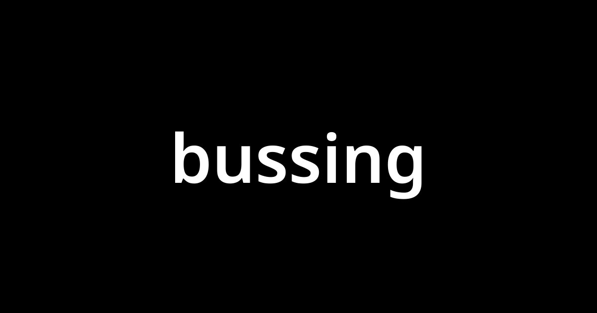 「バッシング(bussing)」とは？ カタカナ語の意味・発音・類語辞典