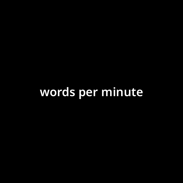 words-per-minute