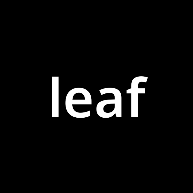 リーフ Leaf とは カタカナ語の意味 発音 類語辞典