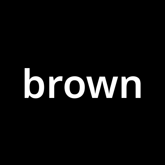 「ブラウン(brown)」とは？ カタカナ語の意味・発音・類語辞典