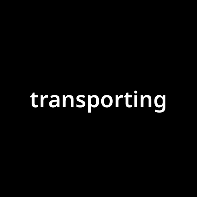 「トランスポーティング(transporting)」とは？ カタカナ語の意味・発音・類語辞典