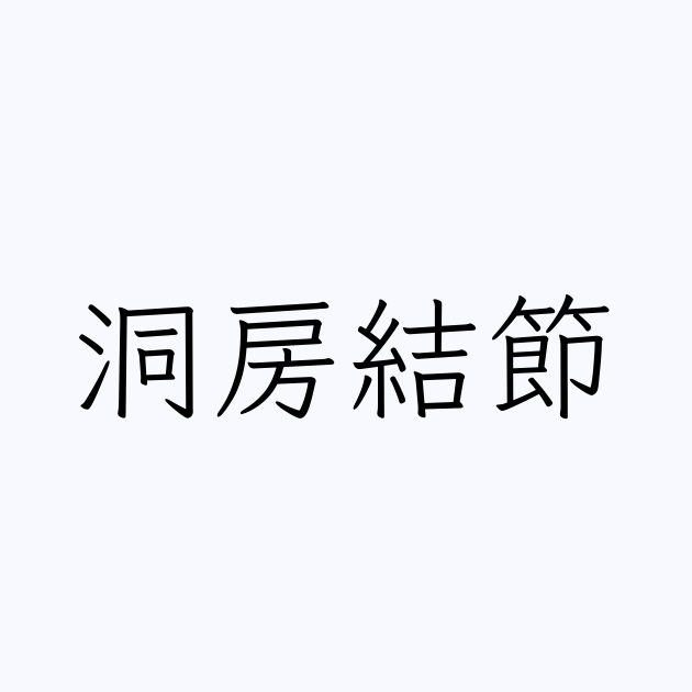 洞房結節 