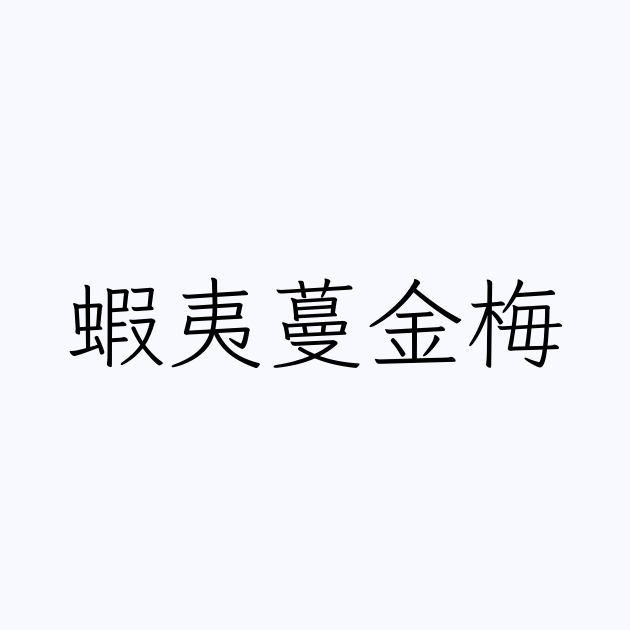 蔓金梅